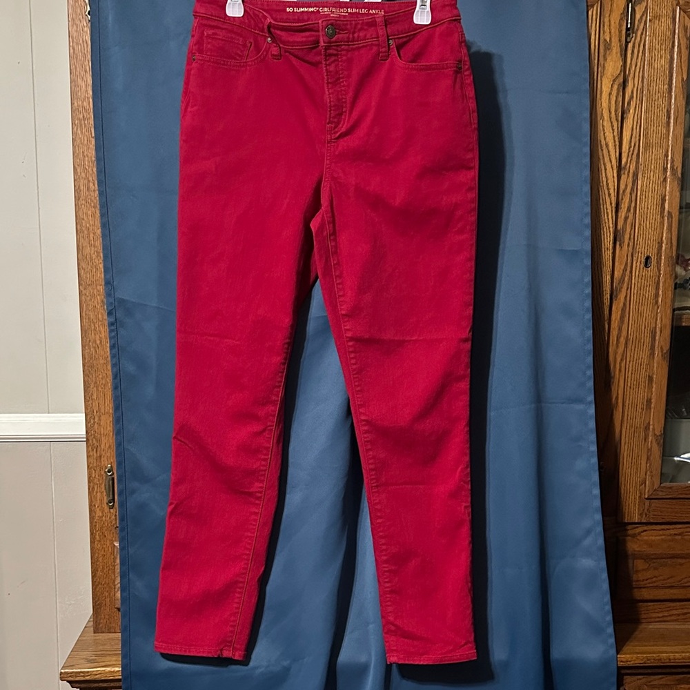 Chico's Vibrant Red Skinny Jeans